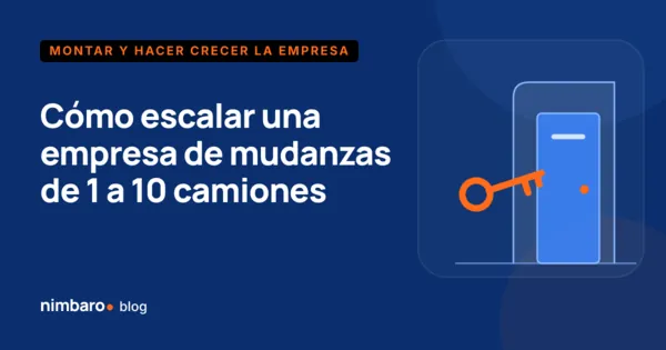 Matriz de los cinco subsistemas que se rompen al escalar una empresa de mudanzas, ordenados por umbral de tamaño