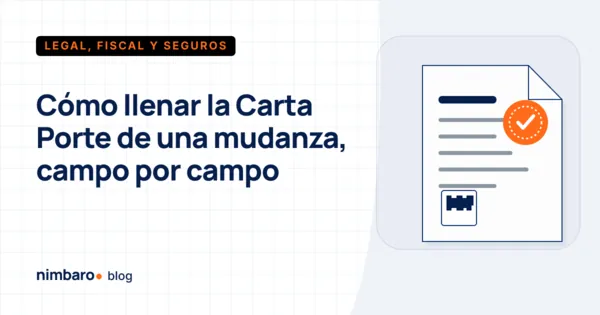 Campos del complemento Carta Porte llenados para una mudanza foránea con origen, destino y unidad