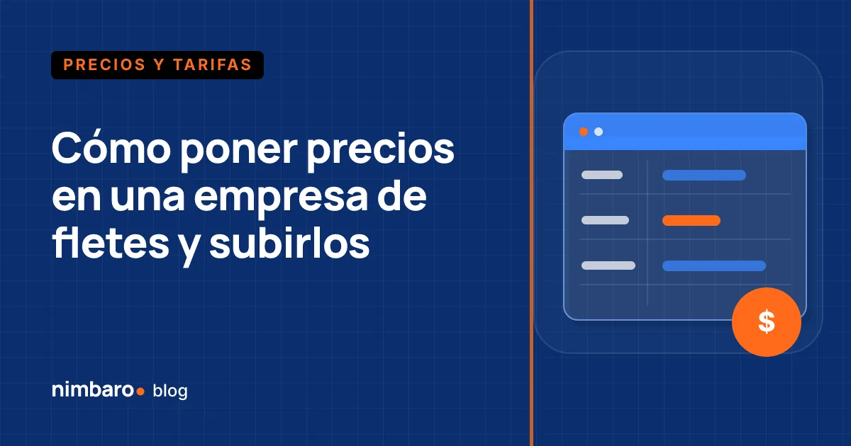 Política de precios de una empresa de fletes con piso, precio de lista y límites de descuento por rol