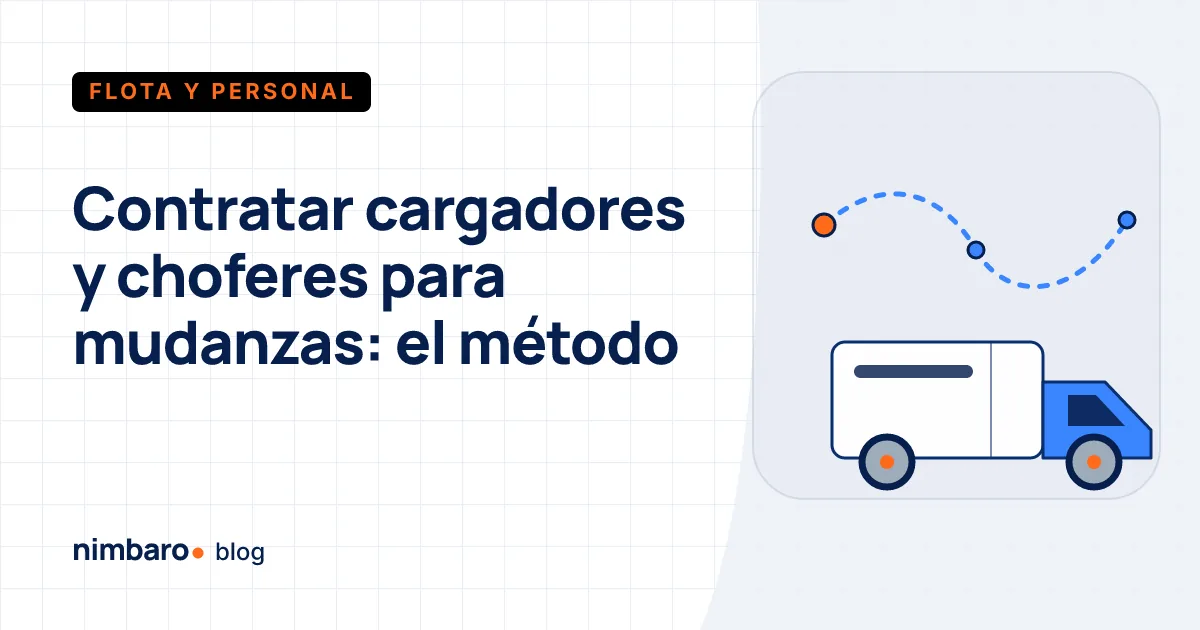 Cuadrilla de cargadores recibiendo la asignación del servicio antes de salir a una mudanza