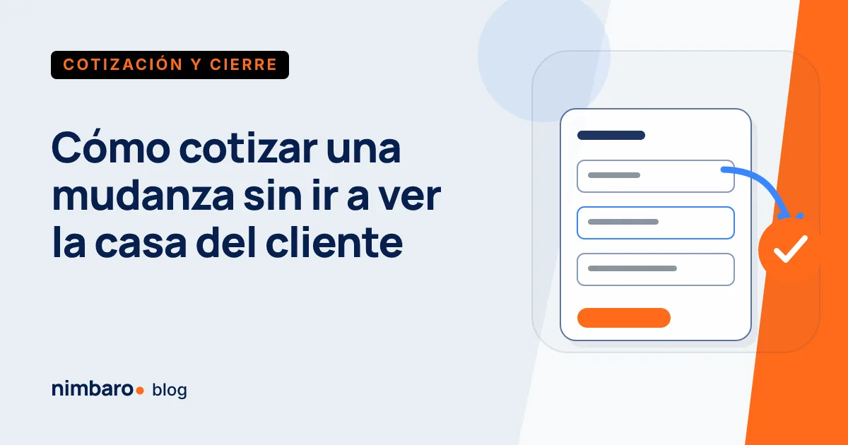 Vendedor de una mudancera revisando en el celular el video que el cliente grabó de su sala