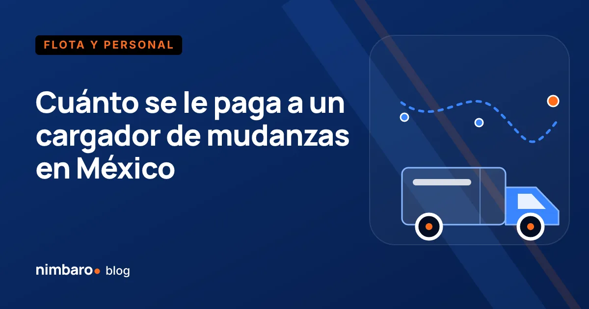 Cuadrilla de cargadores de mudanza junto al desglose del costo real de un jornal por servicio
