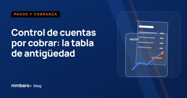 Reporte de antigüedad de saldos de una empresa de mudanzas repartido en cinco tramos de días vencidos