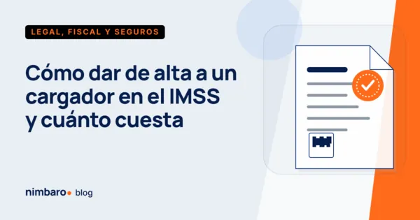 Alta de un cargador de mudanzas ante el IMSS con la clase de riesgo y la prima que paga una mudancera