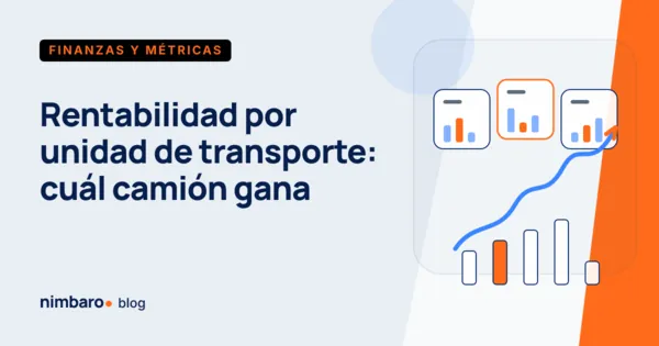 Comparación de tres unidades de una flota de mudanzas por margen de contribución, ocupación e ingreso por kilómetro