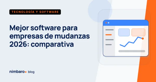 Tabla comparativa de software para empresas de mudanzas con columnas de precio, país y capacidad fiscal