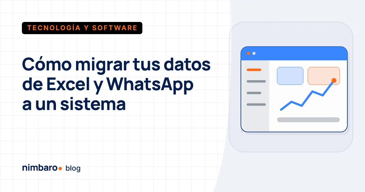 Calendario de tres semanas con las etapas de una migración de Excel a un sistema de gestión