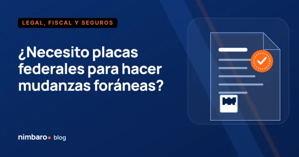 Camión de mudanza en el límite entre una vialidad estatal y una carretera de jurisdicción federal