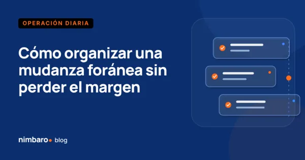 Hoja de planeación de una mudanza foránea con jornada, pernocta, casetas, combustible, retorno y contingencia