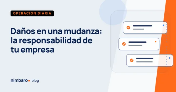 Mueble dañado durante una mudanza junto al inventario firmado donde se anota la observación