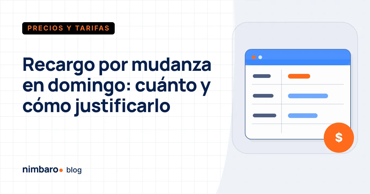 Calendario con los domingos y los días de descanso obligatorio marcados para programar servicios de mudanza