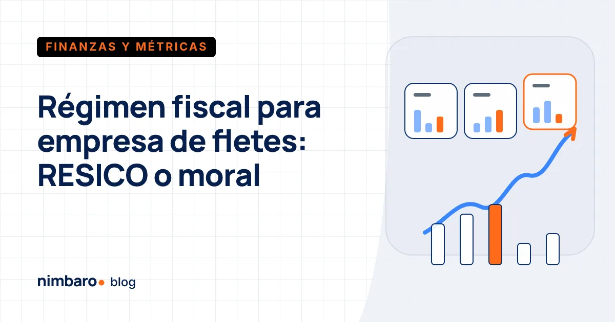 Comparación de los cuatro regímenes fiscales de un negocio de fletes en México con sus límites de ingresos