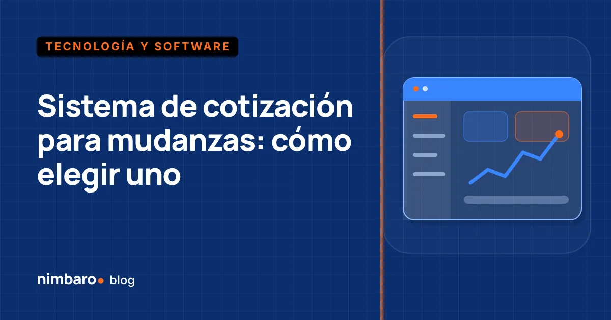 Pantalla de cotización de mudanza con ruta origen destino, tipo de unidad y desglose de servicios
