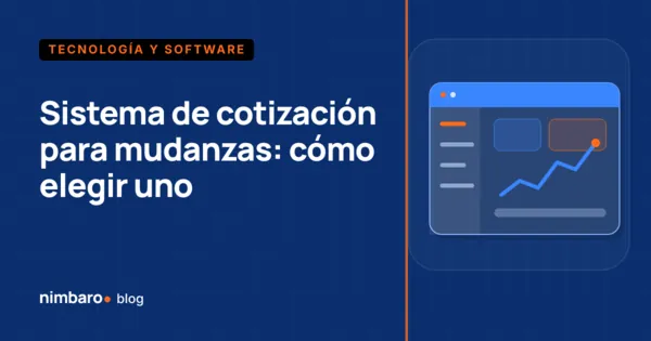 Pantalla de cotización de mudanza con ruta origen destino, tipo de unidad y desglose de servicios
