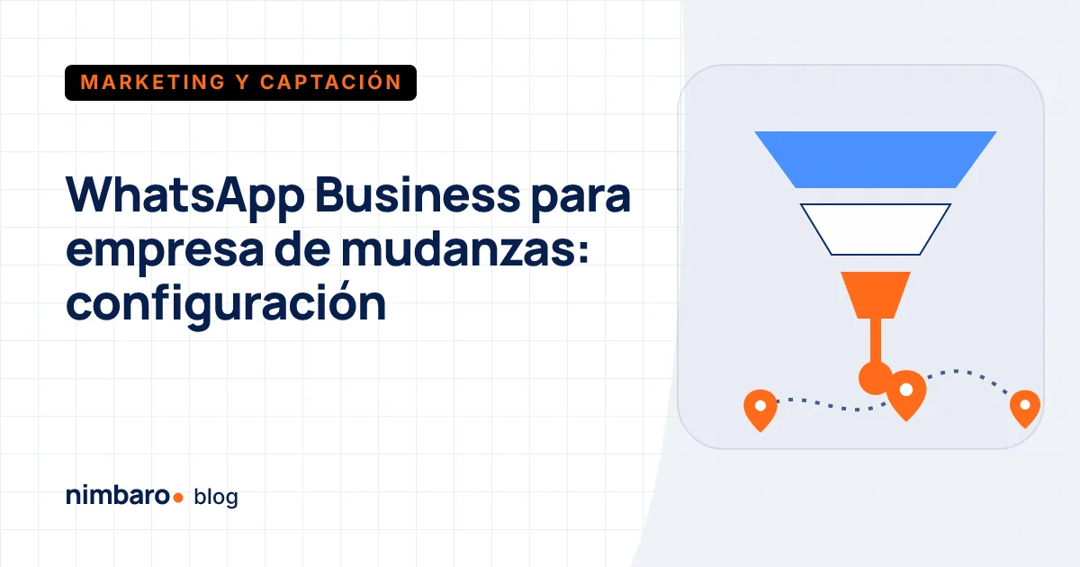 Perfil de WhatsApp Business de una empresa de mudanzas con catálogo de unidades, etiquetas y respuestas rápidas